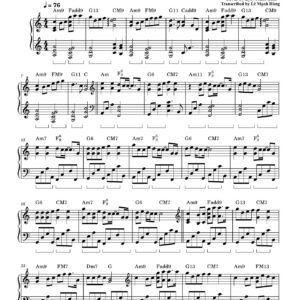 Bạch Nguyệt Quang Và Nốt Chu Sa (白月光与朱砂痣) | Cover by Lyly Piano Solo